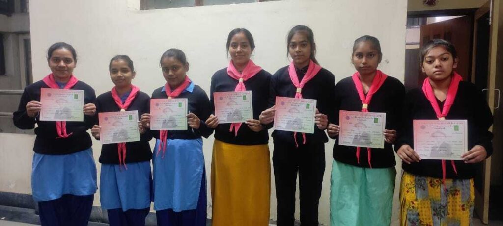 Scout and Guide students